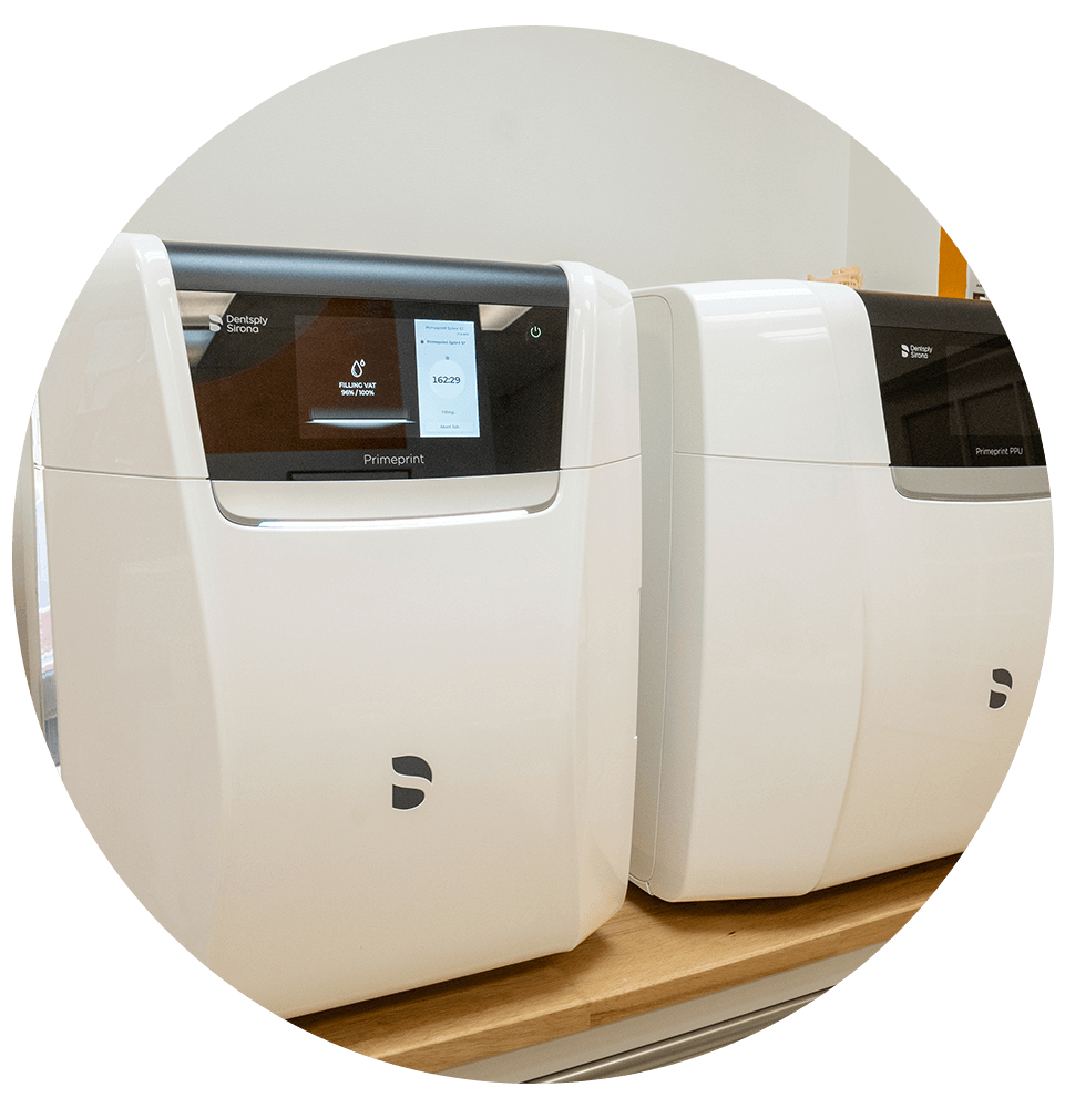 3d printer in dental office