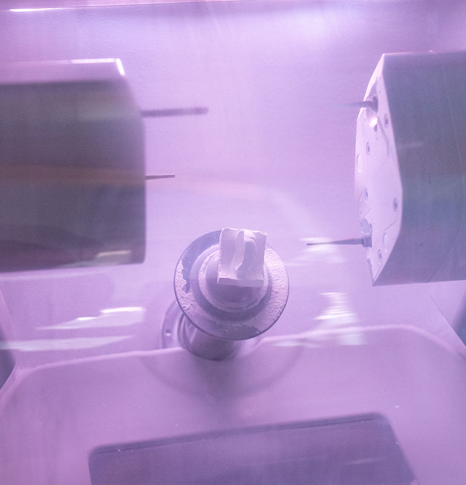 close up of cerec machine being used for treatment